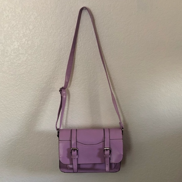 Lavender Crossbody Satchel - Picture 1 of 7